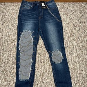 Fashion Nova Chain Jeans